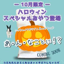 10月限定ハロウィン🎃お菓子登場👻