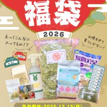 皆様お待ちかね♪福袋販売のお知らせ🎍
